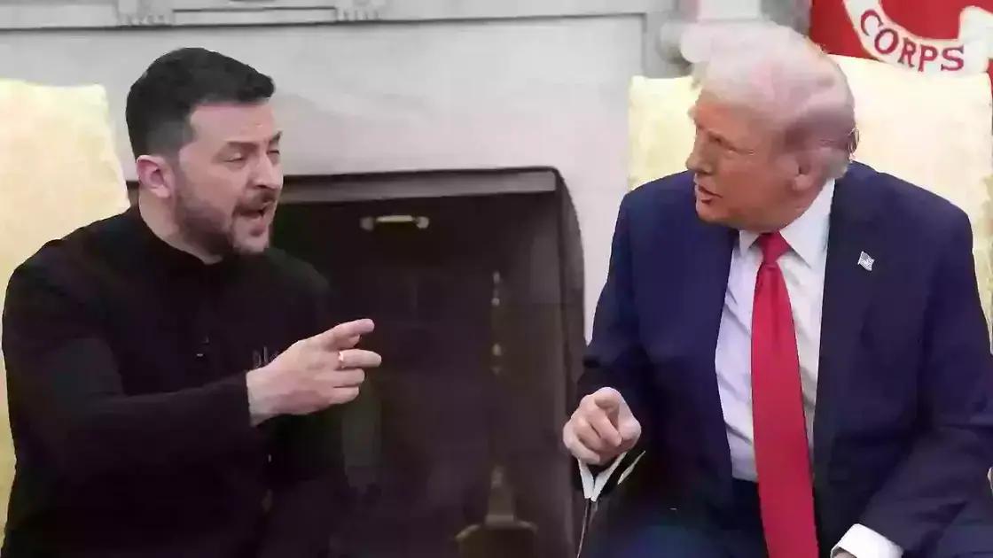Confronto Diplomático: Zelenskyy e Trump trocam farpas na Casa Branca