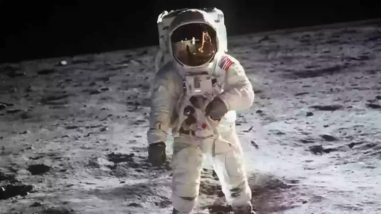Artista digital revela novos detalhes na icônica foto de Buzz Aldrin na Lua