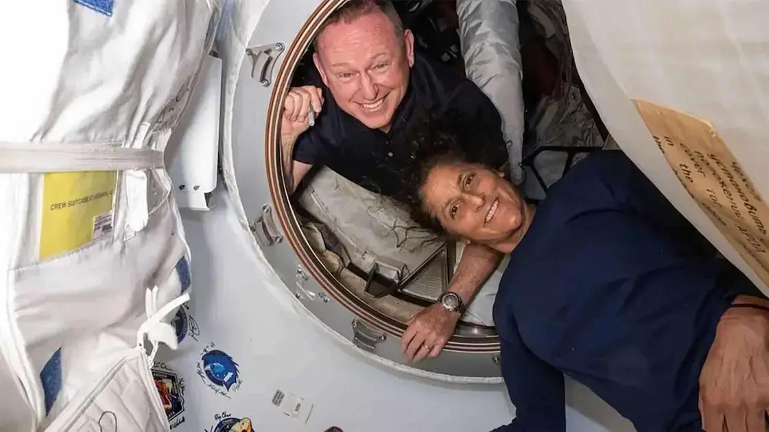 Astronautas presos na ISS: retorno à Terra marcado para março