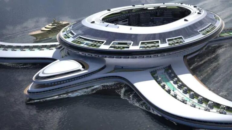 Pangeos: A Cidade Flutuante em Forma de Tartaruga Gigante