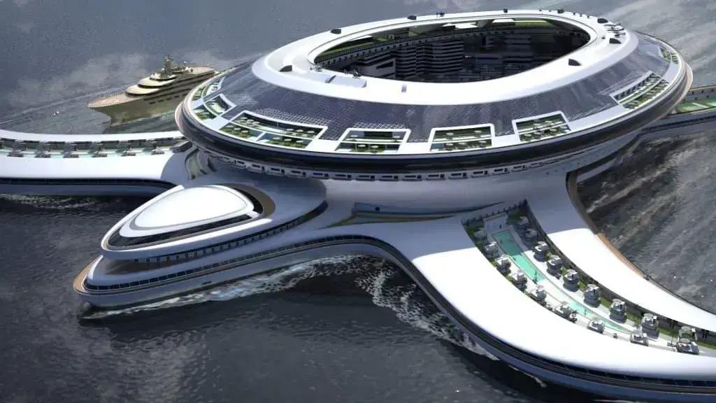 Pangeos: A Cidade Flutuante em Forma de Tartaruga Gigante