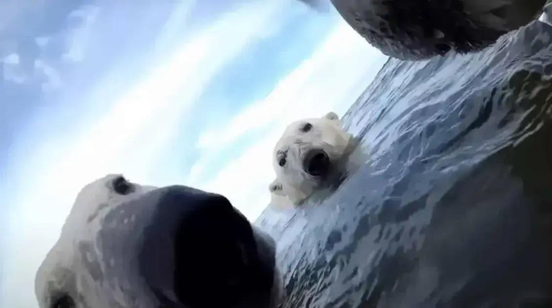 A batalha dos ursos polares contra o aquecimento global no Ártico